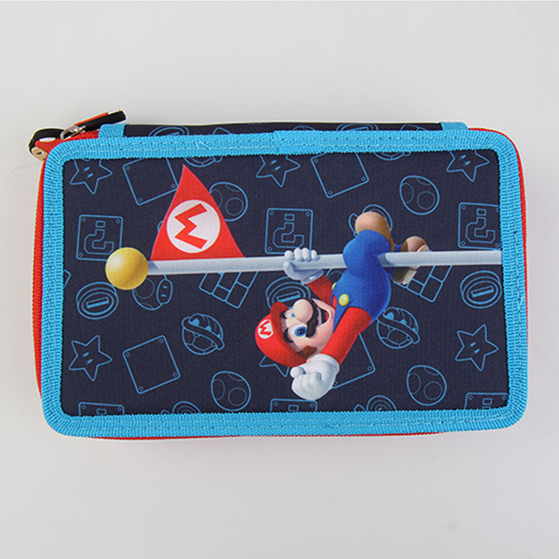 Ученически несесер Super Mario със съдържание, с 2 отделения