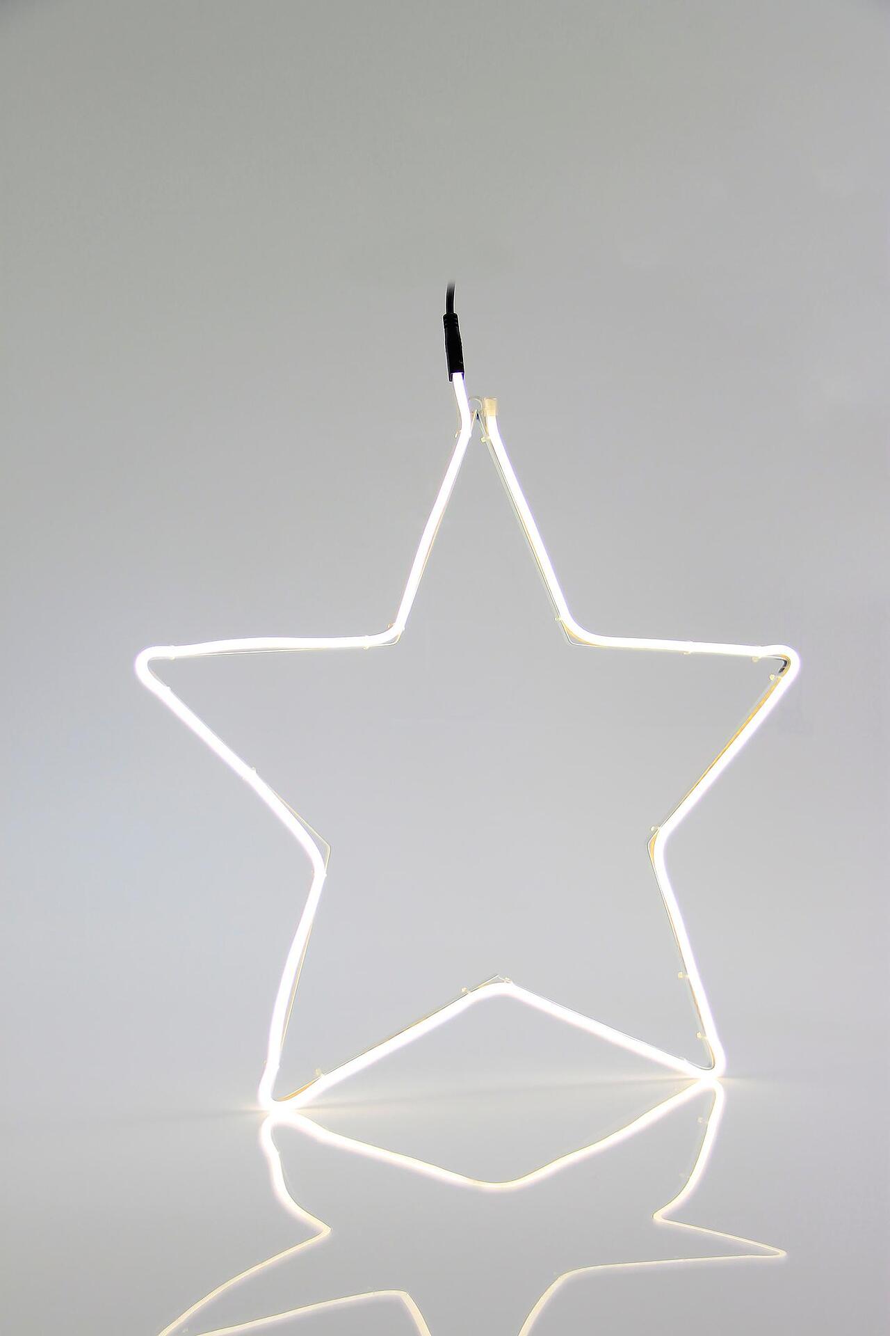 Светеща звезда, 2m NEON LED, 54x58см, IP44