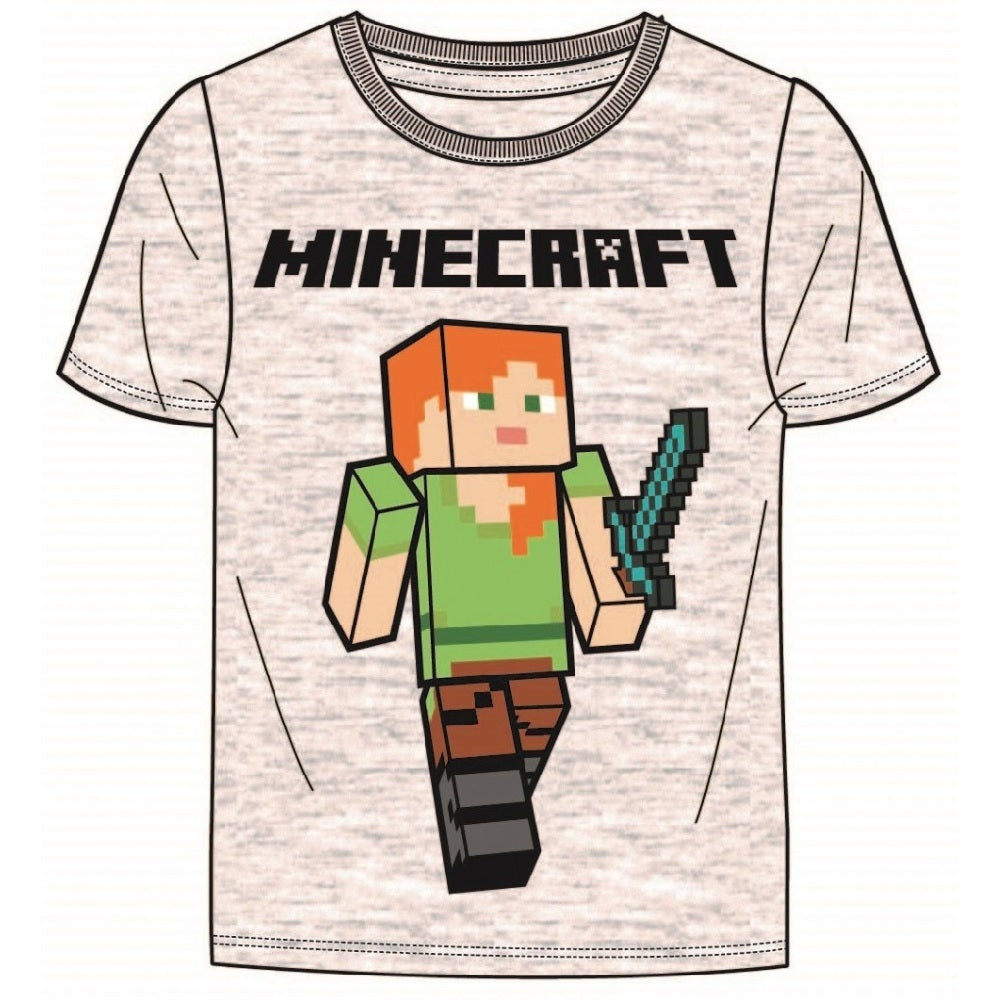 Тениска Minecraft Alex с меч, размер 110