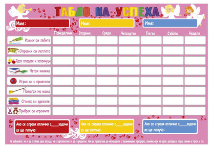 ТАБЛО НА УСПЕХА