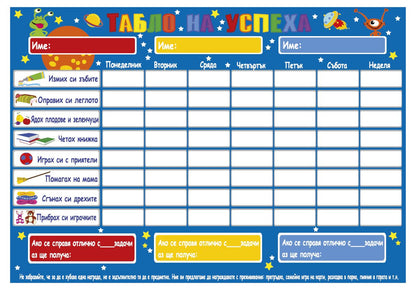 ТАБЛО НА УСПЕХА