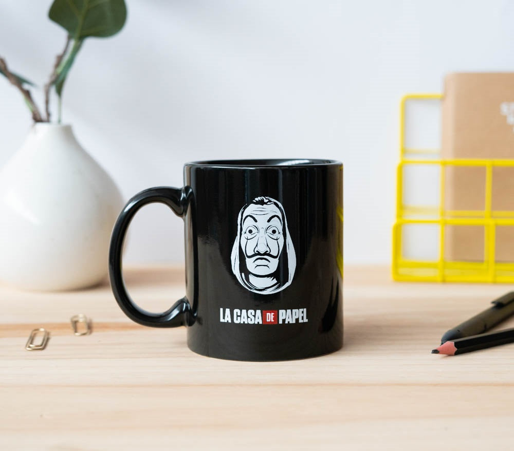 Керамична чаша La Casa De Papel Black Mask