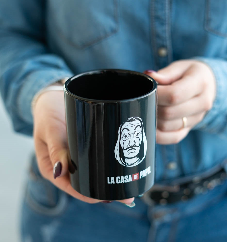 Керамична чаша La Casa De Papel Black Mask