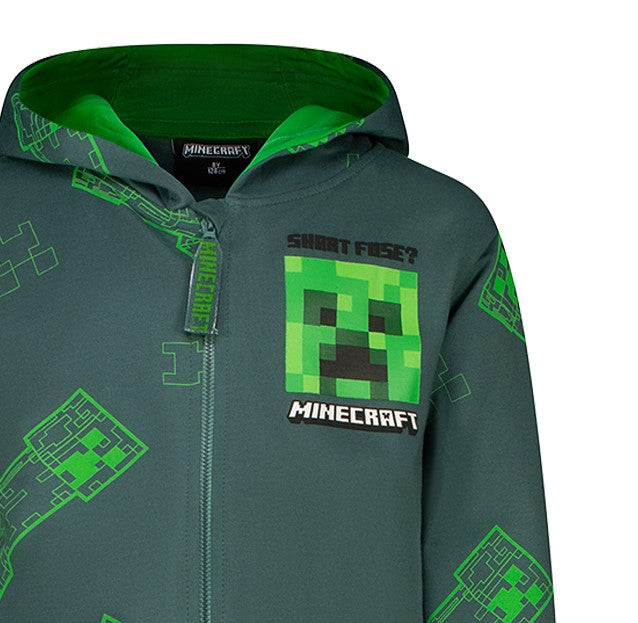 Суитчър с качулка Minecraft Бъди Бърз, размер 134