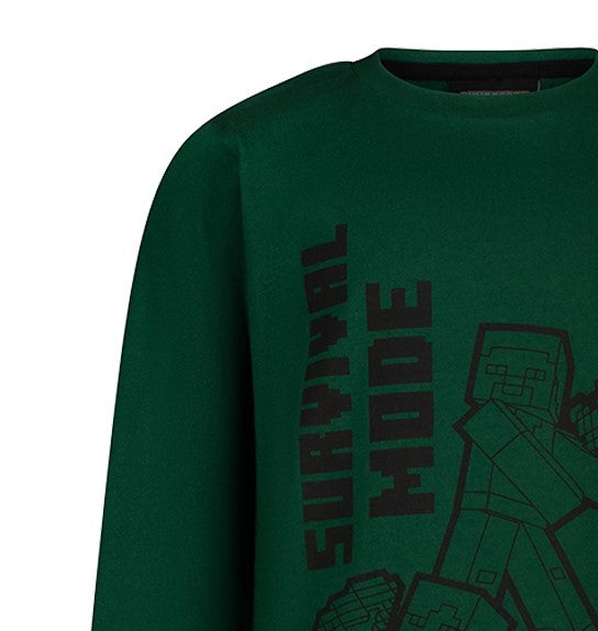 Блуза Minecraft Survival Mode Green, размер 116