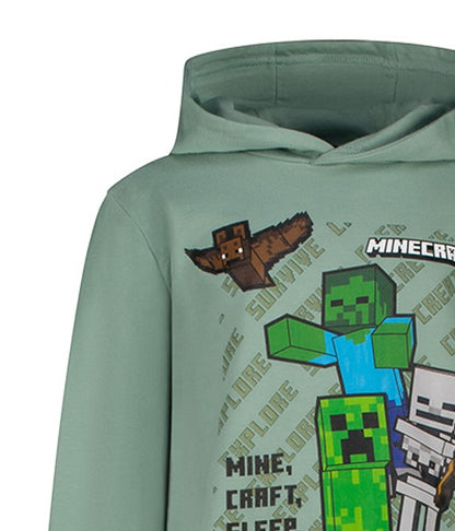 Блуза с качулка Minecraft Explore, Survive, Create, размер 134