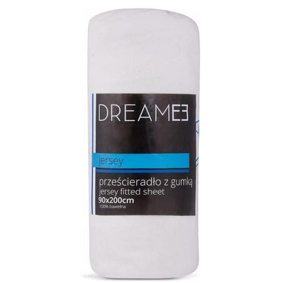 Долен чаршаф единичен сив с ластик - трико