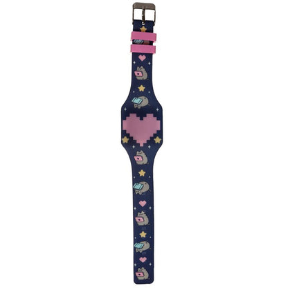 Силиконов LED часовник Pusheen, асортимент, 4 вида