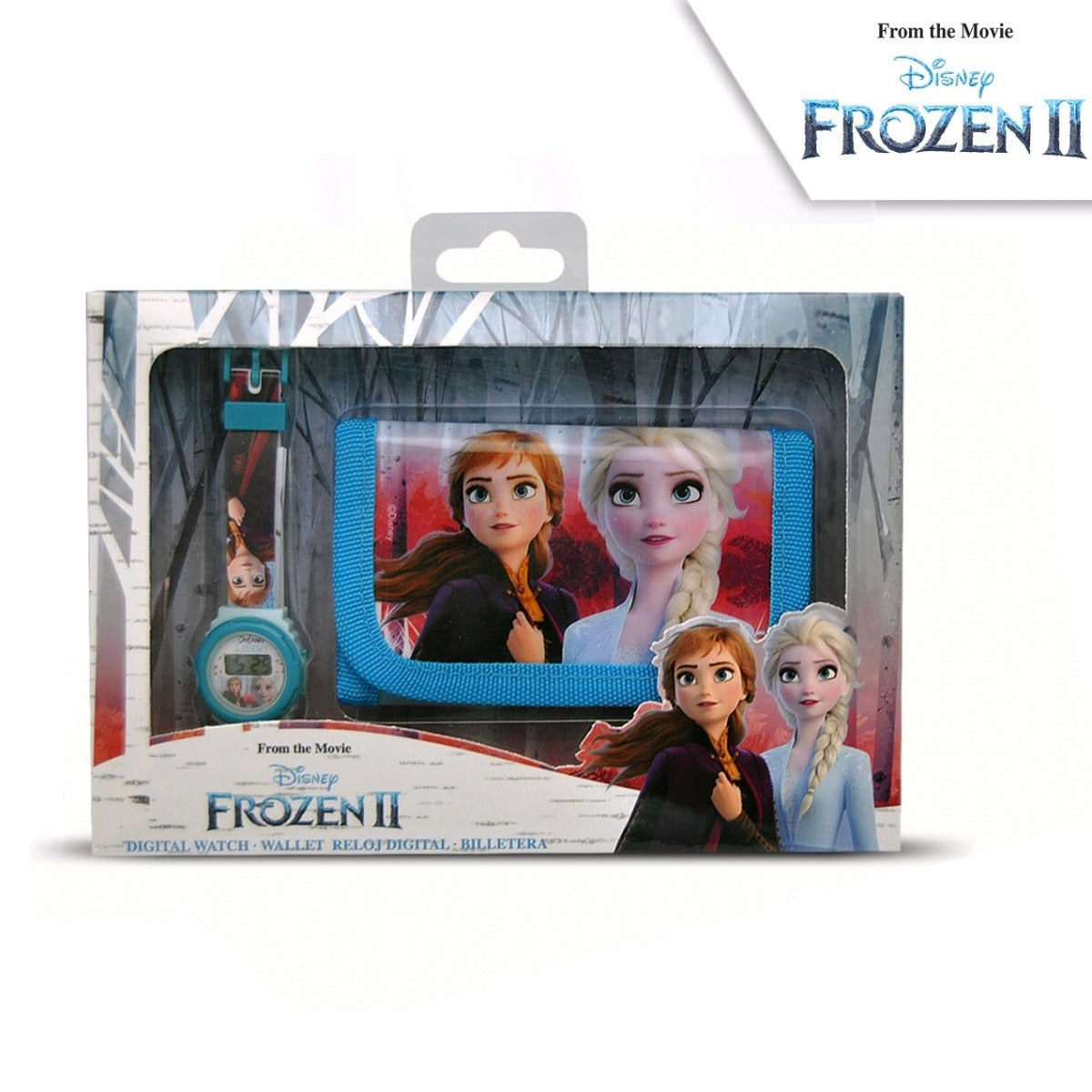 Комплект детски часовник и портфейл Frozen