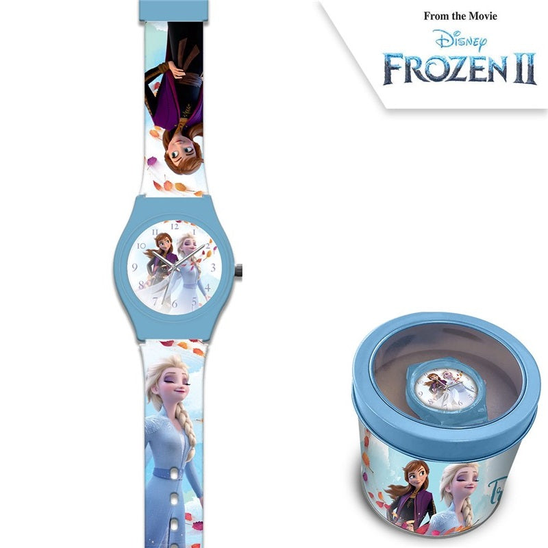Детски часовник Frozen в метална кутия