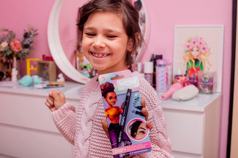 Очна линия с печат WOW Generation, 5 вида, Асортимент