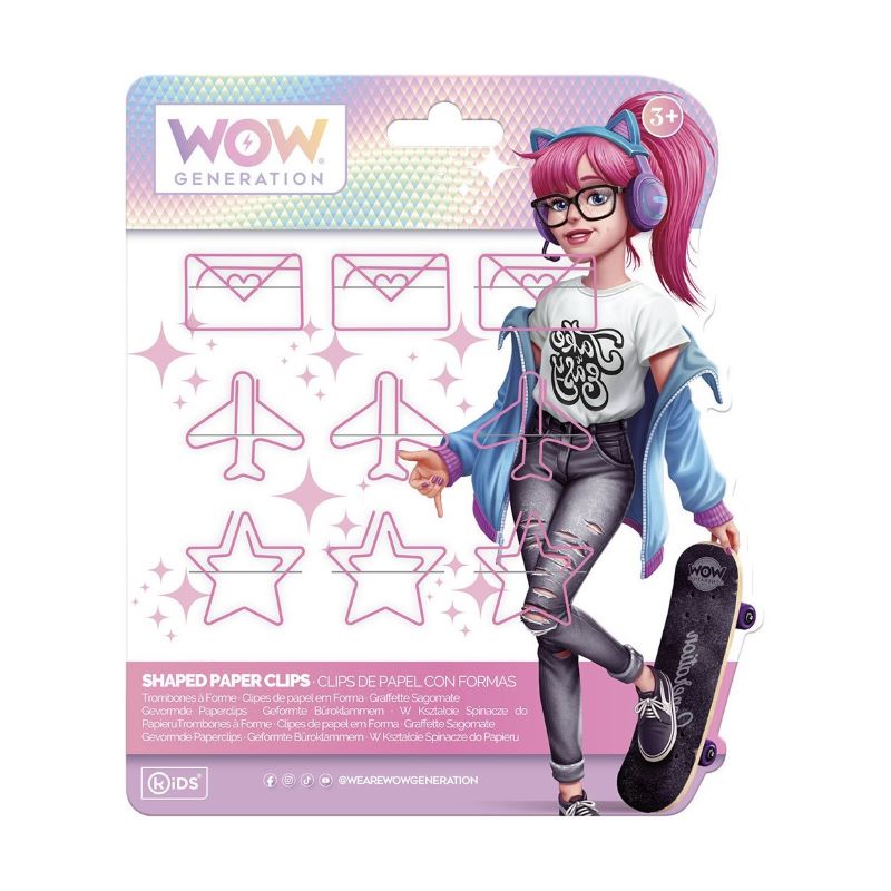 Кламери WOW Generation с различни форми, Асортимент