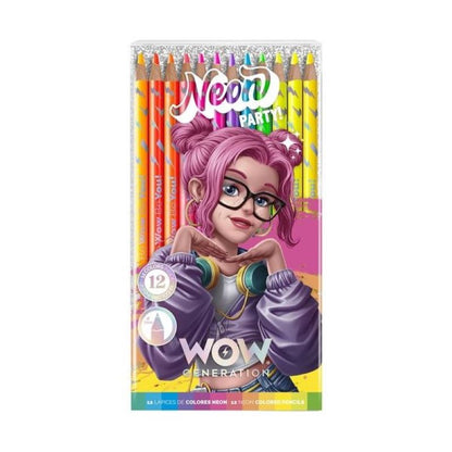 Цветни моливи 12 бр WOW Generation, Асортимент