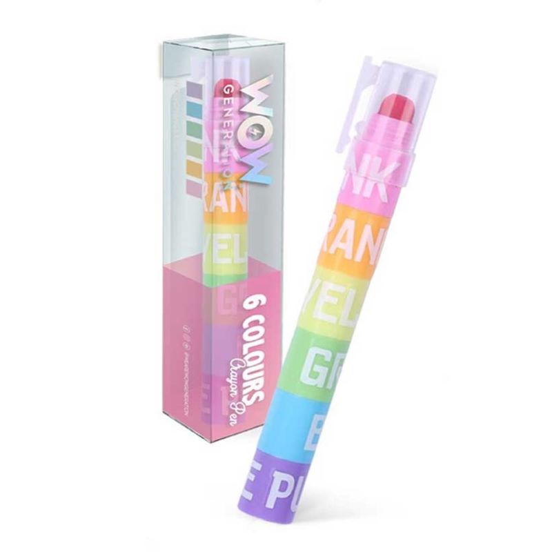 Многоцветен пастел WOW Generation, 6 части