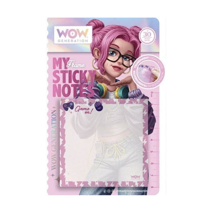 Прозрачни лепящи бележки WOW Generation, Асортимент