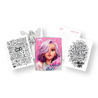 Тетрадка за оцветяване WOW Generation с 8 гел химикала