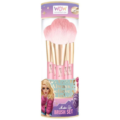 Сет от 5 четки за гримиране WOW Generation